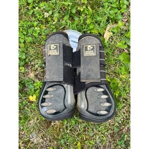 Majyk Equipe Vented Infinity Open Front Jump Boots size horse / full